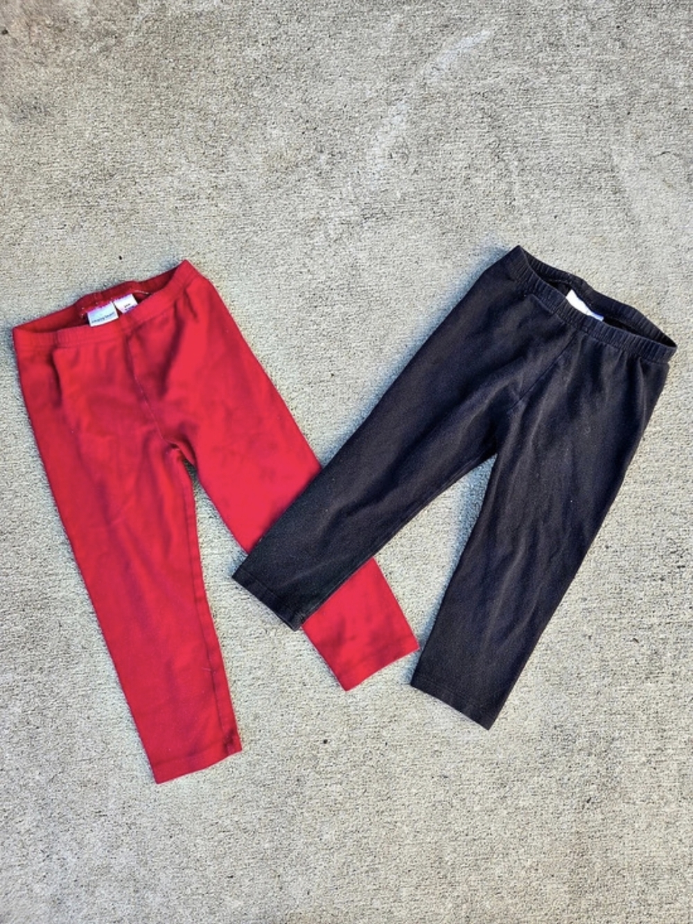 Jumping Beans Baby 24M Red & Black Leggings